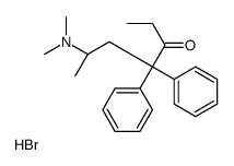 (6R)-6-(dimethylamino)-4,4-diphenylheptan-3-one,hydrobromide Structure