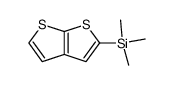 trimethyl(thieno[2,3-b]thiophen-2-yl)silane结构式