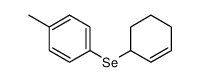 1-cyclohex-2-en-1-ylselanyl-4-methylbenzene Structure