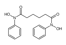 N,N'-dihydroxy-N,N'-diphenylhexanediamide Structure