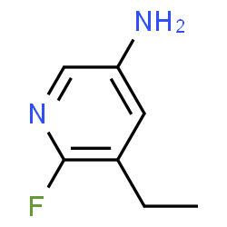 3-Pyridinamine,5-ethyl-6-fluoro-(9CI)结构式