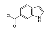 1H-Indole-6-carbonyl chloride (9CI) structure