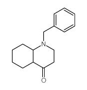 1-benzyl-2,3,4a,5,6,7,8,8a-octahydroquinolin-4-one Structure