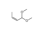 1,1-dimethoxybut-2-ene结构式