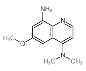 4,8-Quinolinediamine,6-methoxy-N4,N4-dimethyl- Structure