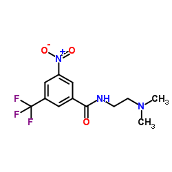 N-[2-(Dimethylamino)ethyl]-3-nitro-5-(trifluoromethyl)benzamide结构式