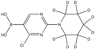 2-(Piperidino-d10)-4-chloropyrimidine-5-boronic acid图片