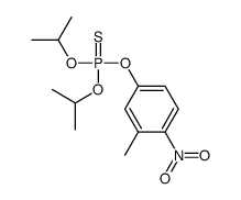(3-methyl-4-nitrophenoxy)-di(propan-2-yloxy)-sulfanylidene-λ5-phosphane Structure