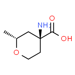 2H-Pyran-4-carboxylicacid,4-aminotetrahydro-2-methyl-,(2R,4S)-rel-(9CI)结构式