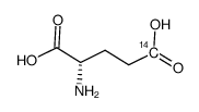 glutamic acid, l-, [5-14c] Structure