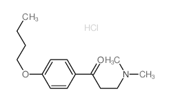 1-Propanone,1-(4-butoxyphenyl)-3-(dimethylamino)-, hydrochloride (1:1) Structure