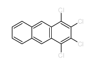 Anthracene,1,2,3,4-tetrachloro- Structure