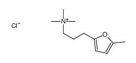 trimethyl-[3-(5-methylfuran-2-yl)propyl]azanium,chloride Structure