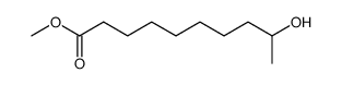 9-Hydroxydecansaeure-methylester Structure
