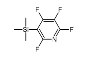 trimethyl-(2,4,5,6-tetrafluoropyridin-3-yl)silane Structure