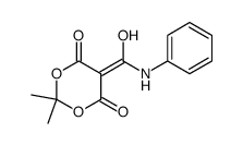 5-[(hydroxy)(phenylamino)methylidene]-2,2-dimethyl-1,3-dioxane-4,6-dione Structure