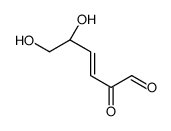 (5S)-5,6-dihydroxy-2-oxohex-3-enal Structure