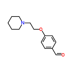 4-[2-(1-Piperidinyl)ethoxy]benzaldehyde structure