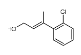 (2E)-3-(2'-chlorophenyl)but-2-en-1-ol结构式