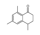 3,4-Dihydro-4,6,8-trimethyl-1(2H)-naphthalenone结构式