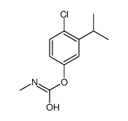 (4-chloro-3-propan-2-ylphenyl) N-methylcarbamate结构式