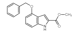 methyl 4-phenylmethoxy-1H-indole-2-carboxylate Structure