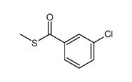 3-Chloro(thiobenzoic acid)S-methyl ester结构式