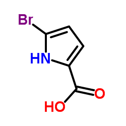 5-Bromo-1H-pyrrole-2-carboxylic acid Structure