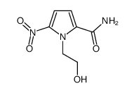 1-(2-hydroxyethyl)-5-nitropyrrole-2-carboxamide结构式