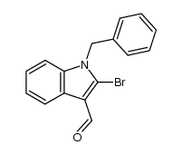 1-benzyl-2-bromo-1H-indole-3-carboxyaldehyde Structure