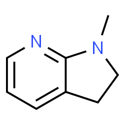 1H-Pyrrolo[2,3-b]pyridine,2,3-dihydro-1-methyl-(9CI)结构式
