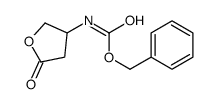 Carbamic acid, (tetrahydro-5-oxo-3-furanyl)-, phenylmethyl ester (9CI) picture
