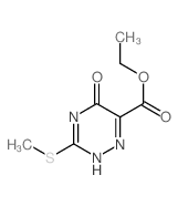 Ethyl 3-(methylsulfanyl)-5-oxo-2,5-dihydro-1,2,4-triazine-6-carboxylate picture