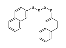 2-(naphthalen-2-yltetrasulfanyl)naphthalene结构式