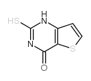 2,3-二氢-2-硫氧代-噻吩并[3,2-d]嘧啶-4(1h)-酮结构式