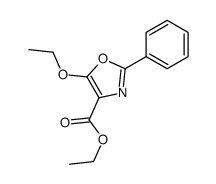 ETHYL 5-ETHOXY-2-PHENYLOXAZOLE-4-CARBOXYLATE Structure