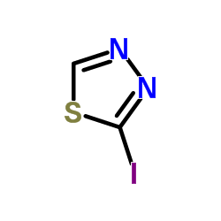 2-Iodo-1,3,4-thiadiazole Structure