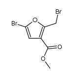 methyl 5-bromo-2-bromomethyl-3-furoate结构式