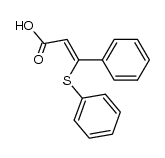 β-phenylsulfanyl-cinnamic acid结构式