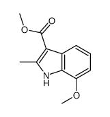 methyl 7-methoxy-2-methyl-1H-indole-3-carboxylate Structure