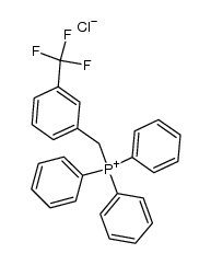 (m-(Trifluoromethyl)benzyl)triphenylphosphonium Chloride Structure