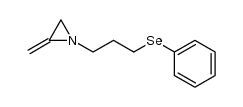 N-(3-phenylselenopropyl)-2-methyleneaziridine Structure