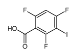 2,4,6-trifluoro-3-iodobenzoic acid结构式