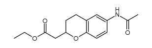 ethyl 2-(6-acetamidochroman-2-yl)acetate Structure