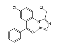 [5-chloro-2-[3-(chloromethyl)-5-methyl-1,2,4-triazol-4-yl]phenyl]-phenylmethanone Structure