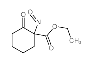 ethyl 1-nitroso-2-oxo-cyclohexane-1-carboxylate结构式