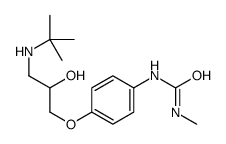 3-[4-[2-hydroxy-3-(tert-butylamino)propoxy]phenyl]-1-methyl-urea Structure