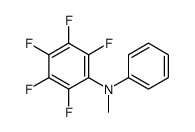 2,3,4,5,6-pentafluoro-N-methyl-N-phenylaniline结构式