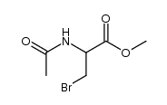 N-Acetyl-3-bromo-DL-alaninsaeuremethylester结构式