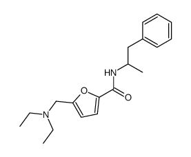 5-Diethylaminomethyl-furan-2-carboxylic acid (1-methyl-2-phenyl-ethyl)-amide Structure